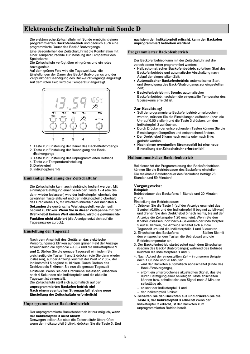 Page 1 de la notice Manuel utilisateur Gorenje B 50 PP