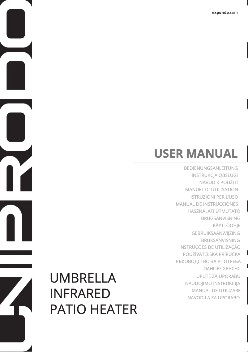 Page 1 de la notice Manuel utilisateur Uniprodo UNI_EH_04