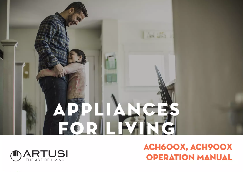 Page 1 de la notice Manuel utilisateur Artusi ACH900X