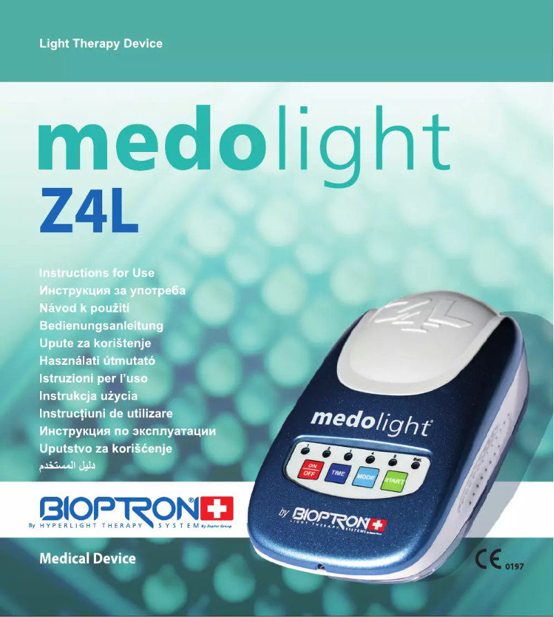 Image de la première page du manuel de l'appareil MedoLight Z4L