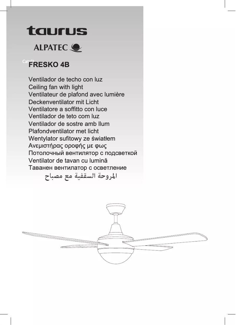 Image de la première page du manuel de l'appareil Fresko 4B