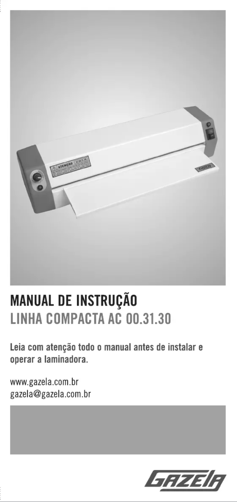 Image de la première page du manuel de l'appareil AC 00.31.30