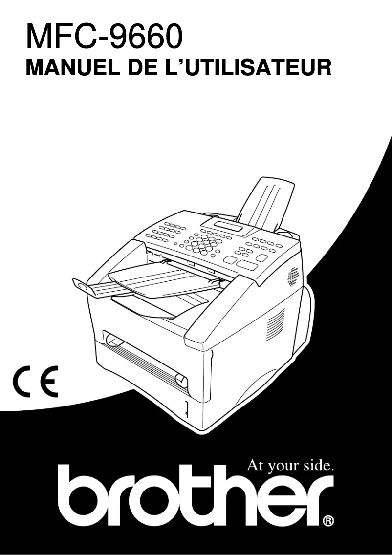 Page 1 de la notice Manuel utilisateur Brother MFC-9660