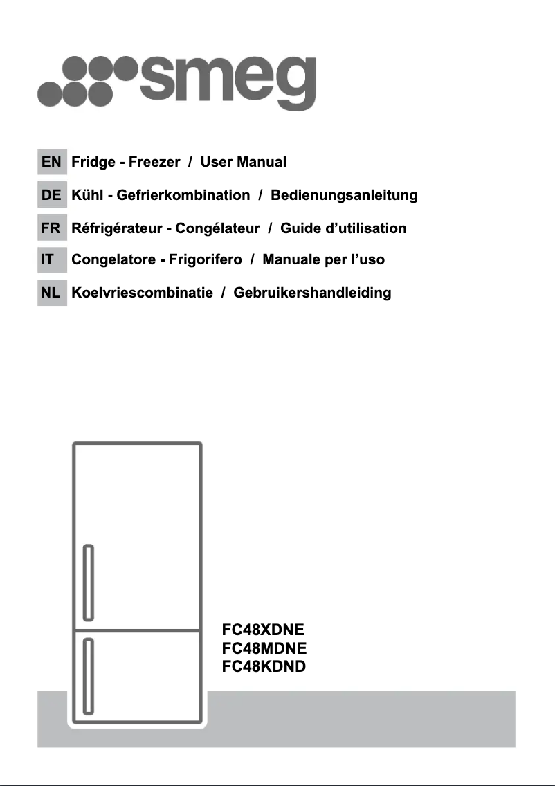 Page n°1 - Manuel utilisateur Smeg FC48MDNE