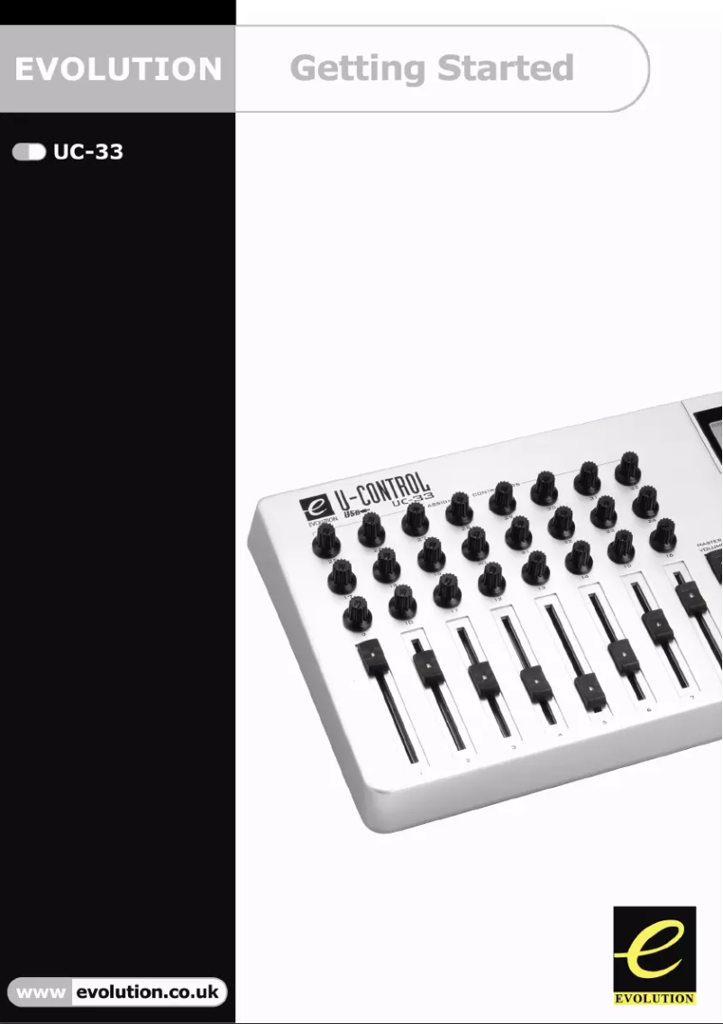 Page 1 de la notice Manuel utilisateur Pinnacle UC-33e