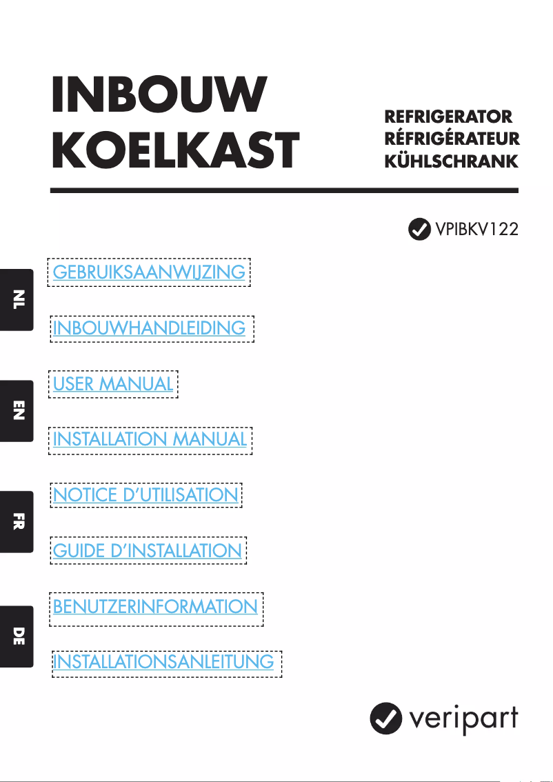 Image de la première page du manuel de l'appareil VPIBKV122