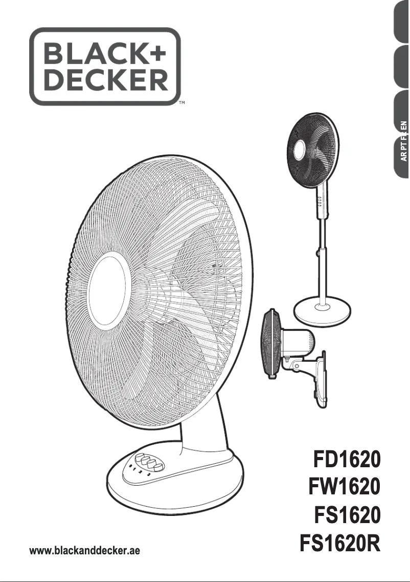 Page 1 de la notice Manuel utilisateur Black & Decker FD1620