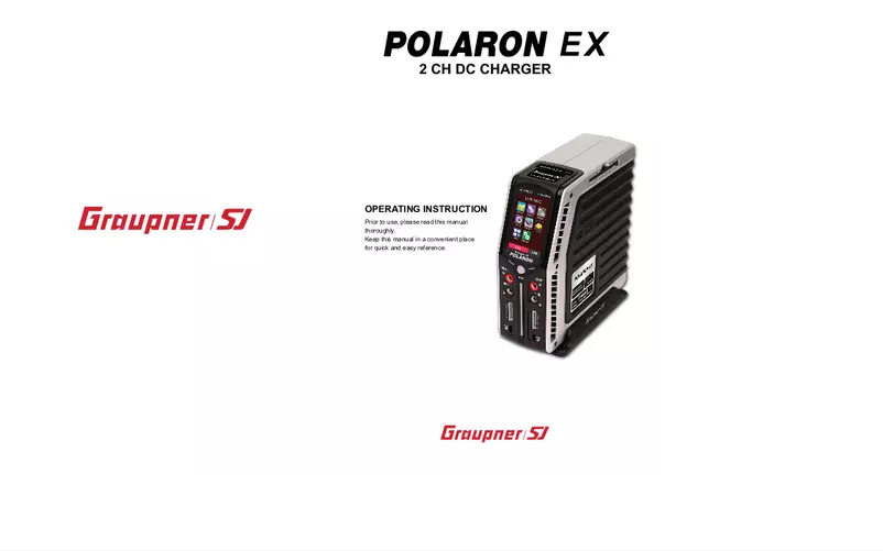 Image de la première page du manuel de l'appareil Polaron EX Combo