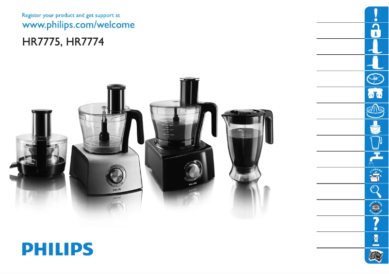 Page n°1 - Manuel utilisateur Philips Pure Essentials HR7775