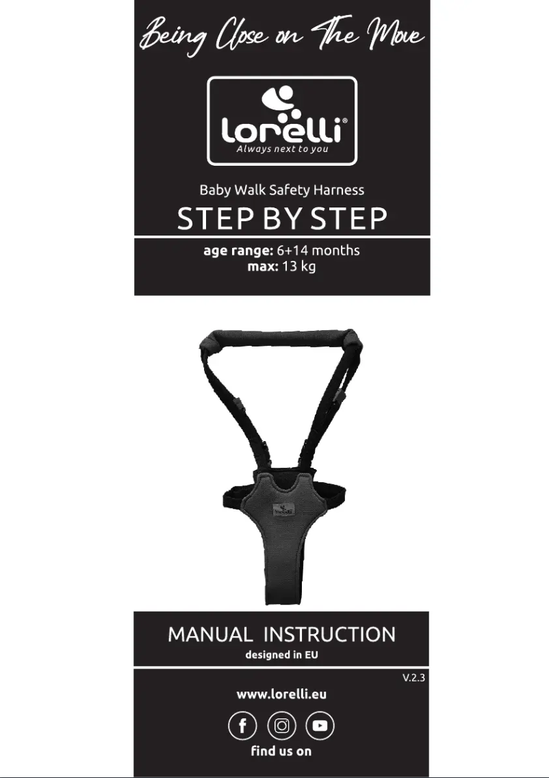 Page 1 de la notice Manuel utilisateur Lorelli Step By Step