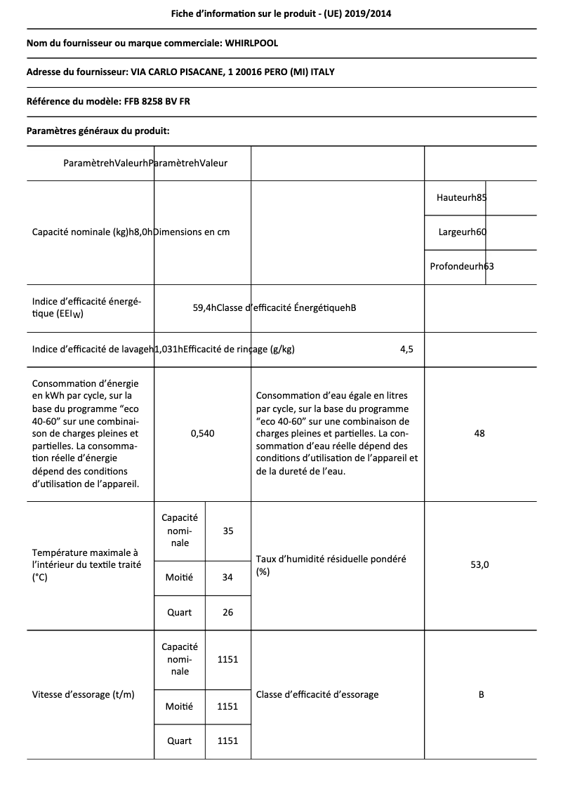 Image de la première page du manuel de l'appareil FFB 8258 BV
