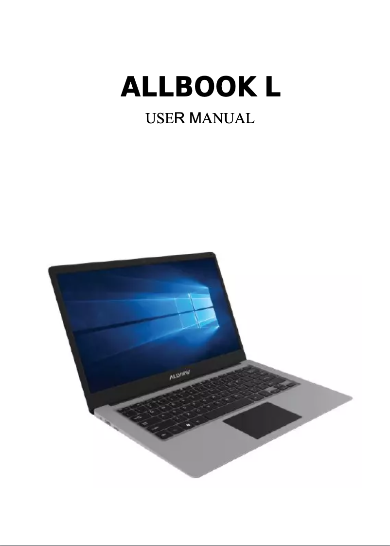 Image de la première page du manuel de l'appareil Allbook L