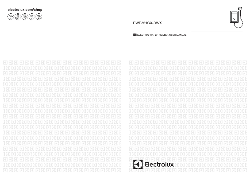 Page 1 de la notice Manuel utilisateur Electrolux EWE351GX-DWX
