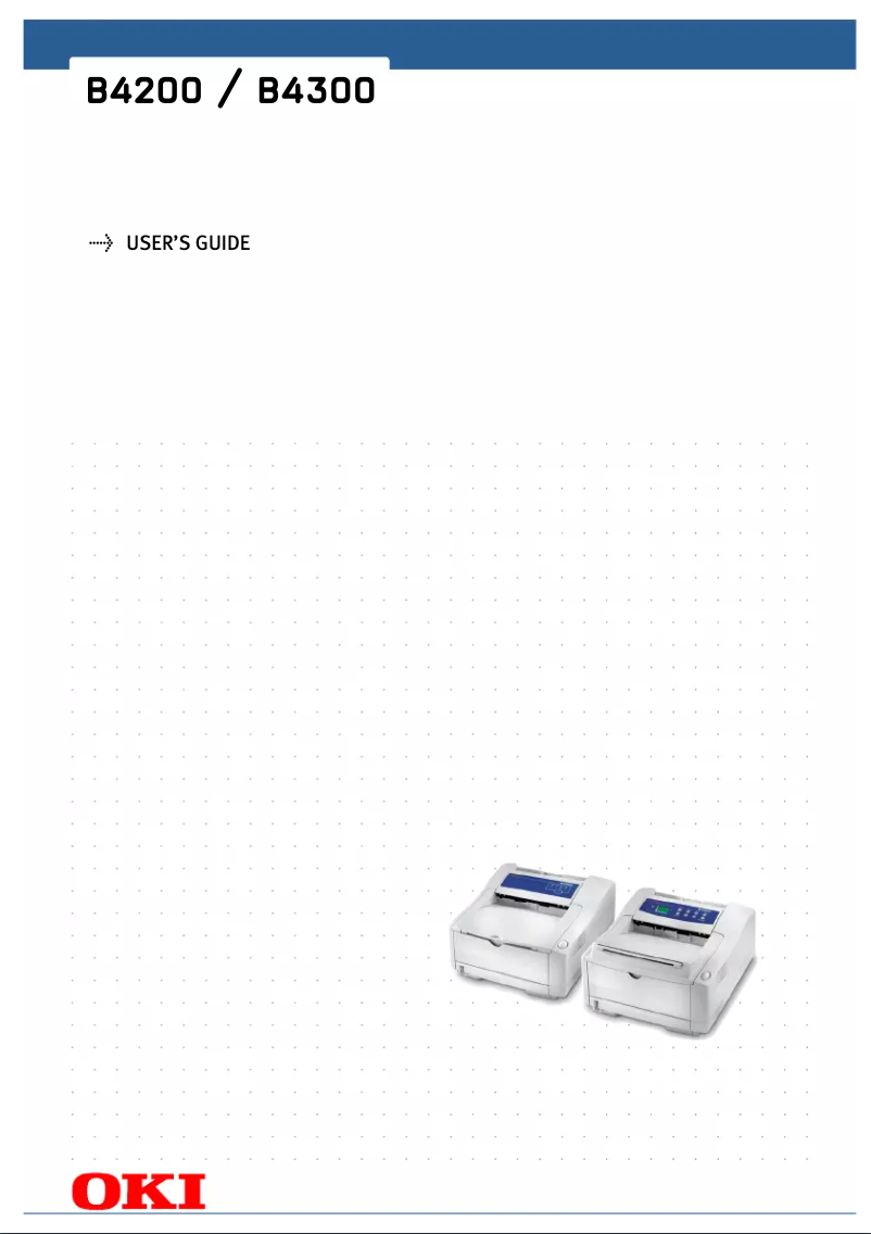 First page image of the manual for B4300