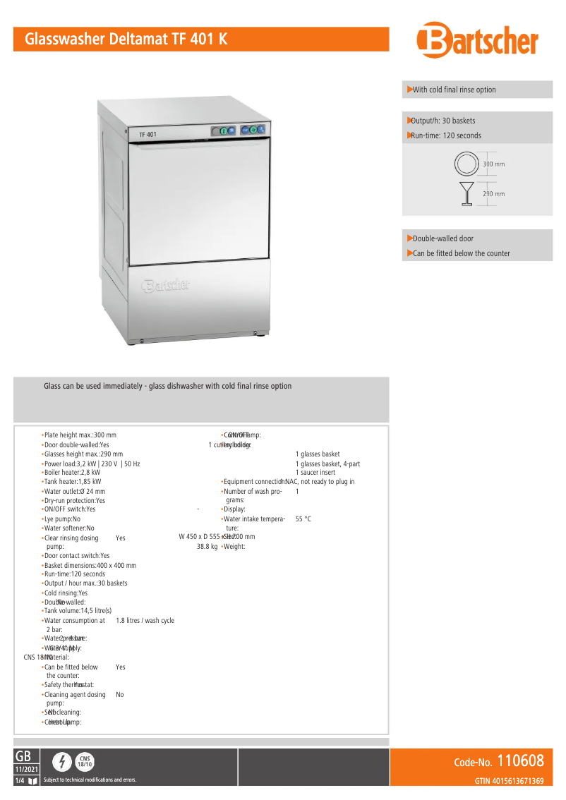 Image de la première page du manuel de l'appareil TF 401 K