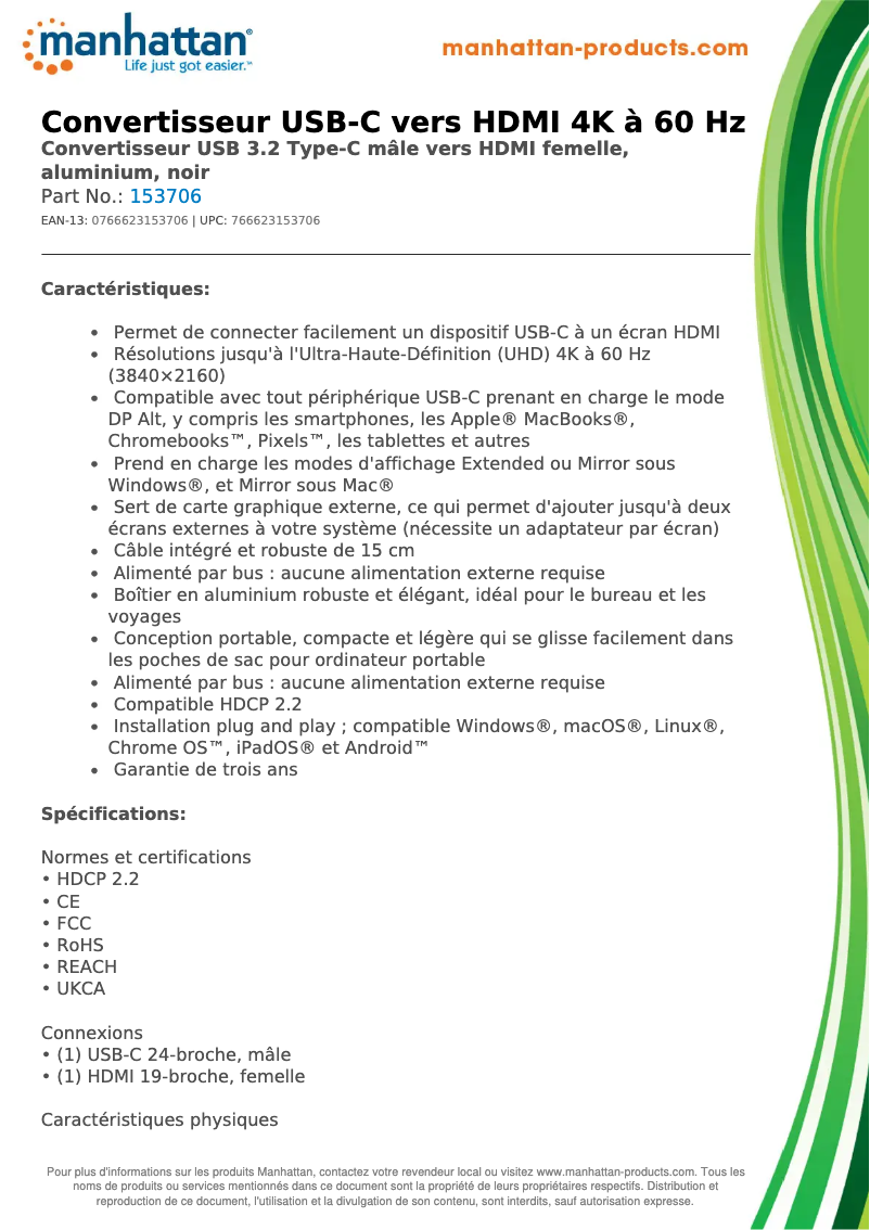 Image de la première page du manuel de l'appareil 153706