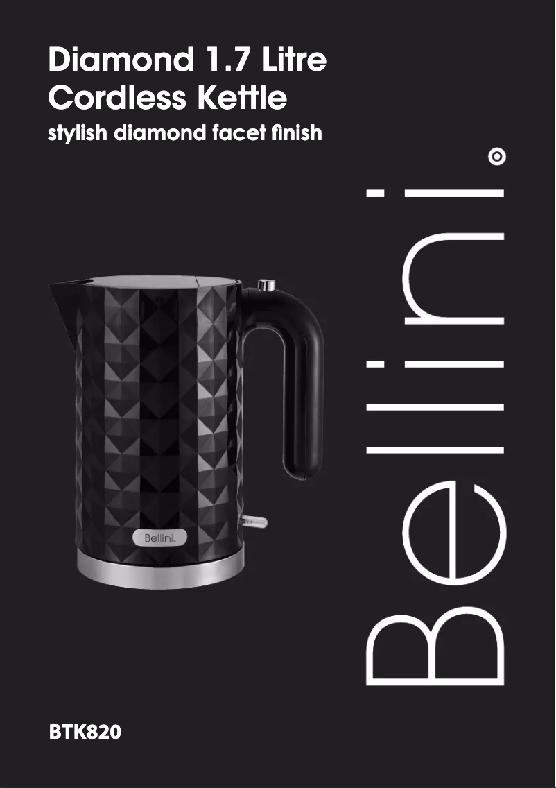 Page 1 de la notice Manuel utilisateur Bellini BTK820