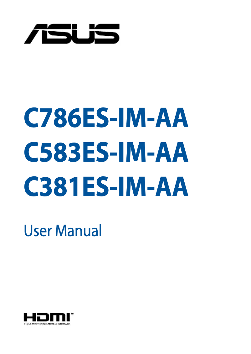 Image de la première page du manuel de l'appareil C381ES-IM-AA