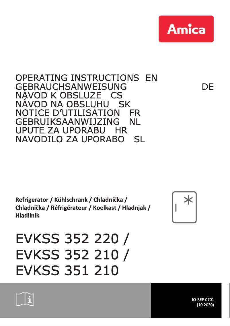 Image de la première page du manuel de l'appareil EVKSS 352 220