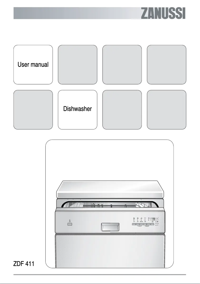 Image de la première page du manuel de l'appareil ZDF411