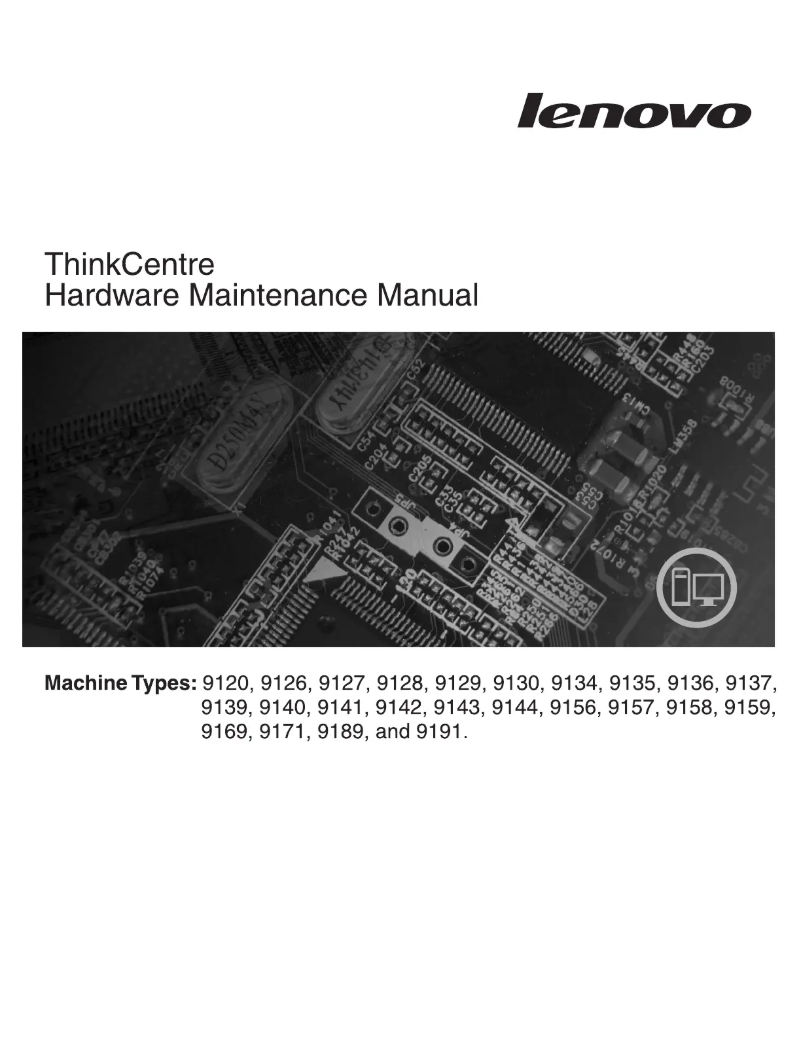 Page 1 de la notice Manuel utilisateur Lenovo ThinkCentre 91