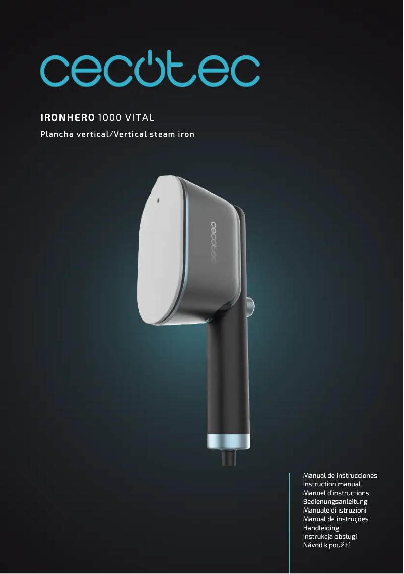 Page 1 de la notice Manuel utilisateur Cecotec IronHero 1000 Vital