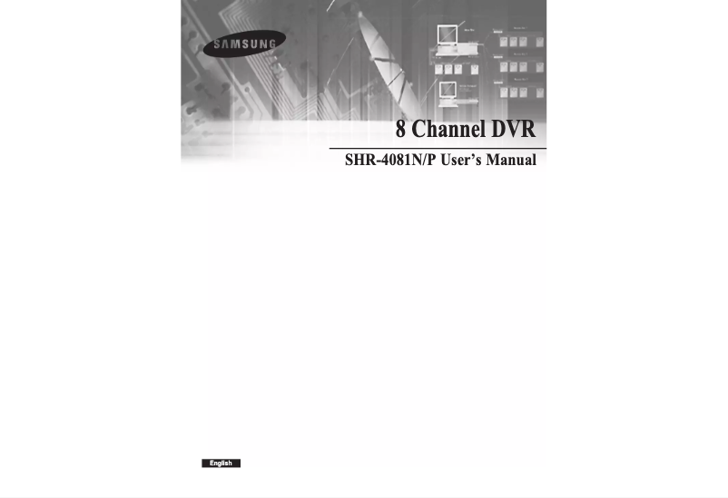 Page n°1 - Manuel utilisateur Hanwha SHR-4081