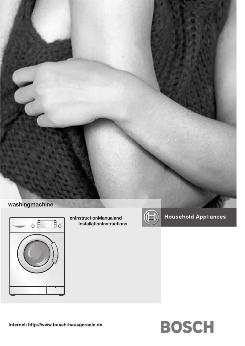 Page 1 de la notice Manuel utilisateur Bosch WFW3231