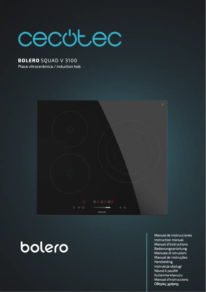 Page 1 de la notice Manuel utilisateur Cecotec Bolero Squad V 3100