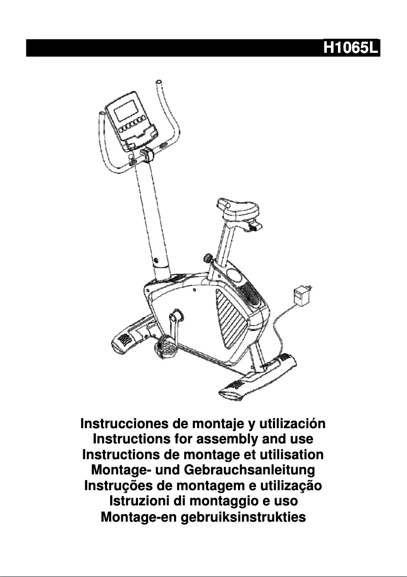 Page 1 de la notice Manuel utilisateur BH Fitness H1065L