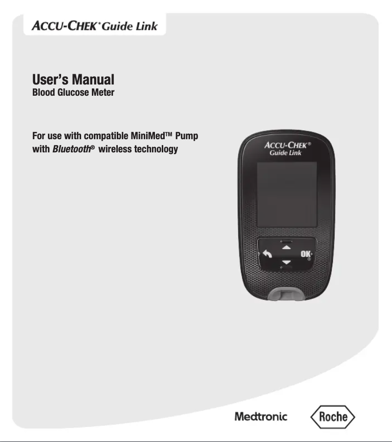 Page 1 de la notice Manuel utilisateur Accu-Chek Guide Link