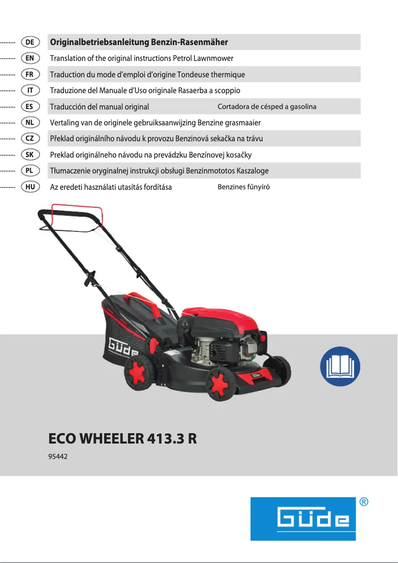 Page n°1 - Manuel utilisateur Güde ECO Wheeler 413.3 R