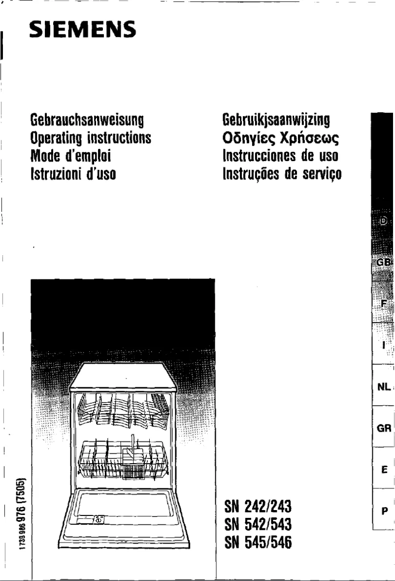 Page n°1 - Manuel utilisateur Siemens SN24220