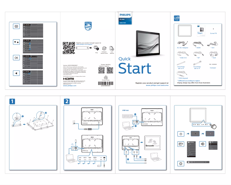 First page image of the manual for 172B1TFL