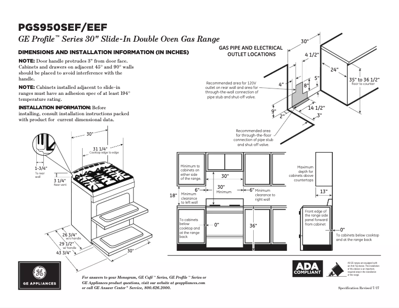 Image de la première page du manuel de l'appareil PGS950EEFES