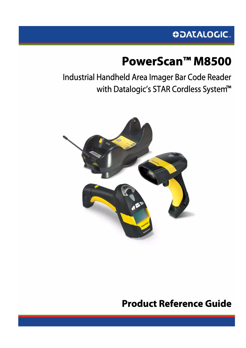 Image de la première page du manuel de l'appareil PowerScan PM8500