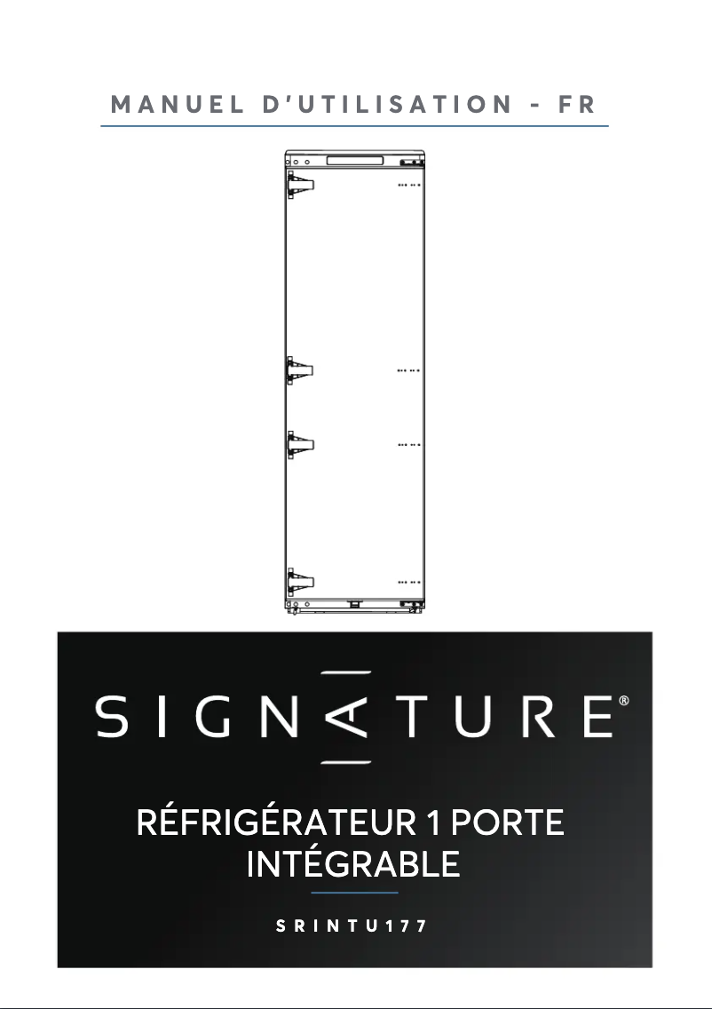 Page n°1 - Manuel utilisateur Signature SRINTU177