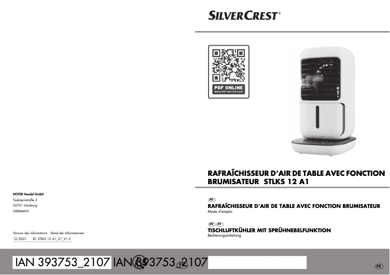 Página 1 del manual Manual de usuario SilverCrest STLKS 12 A1