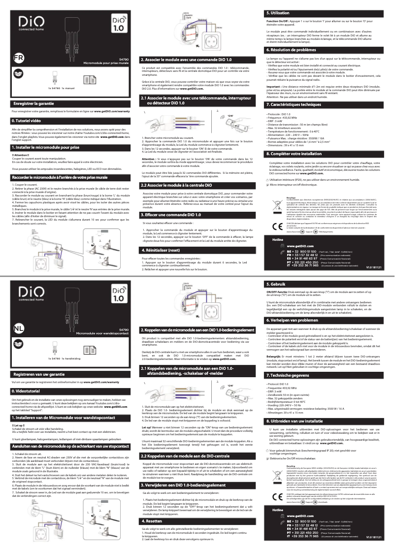 Image de la première page du manuel de l'appareil 54790