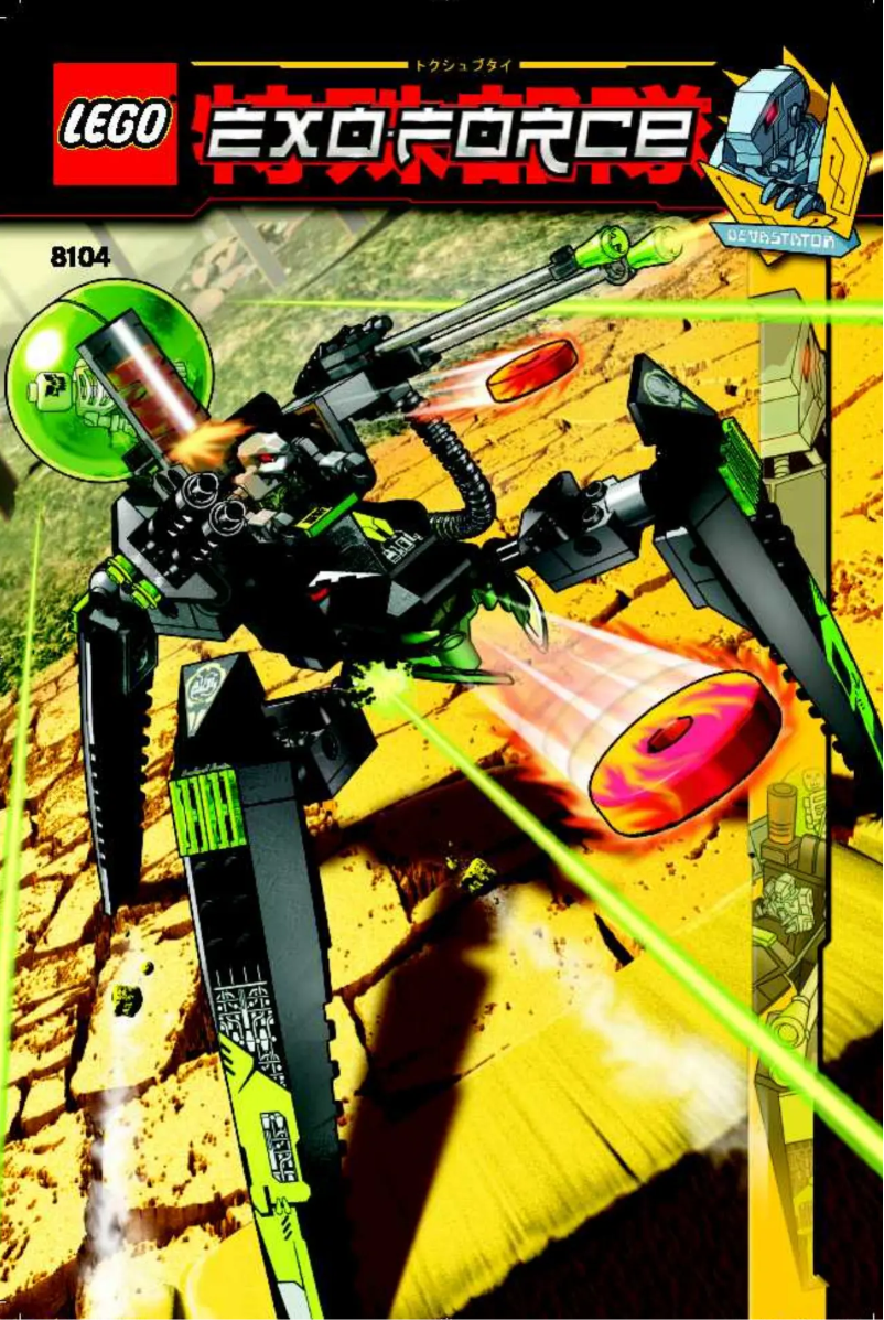 Image de la première page du manuel de l'appareil Exo-Force 8104