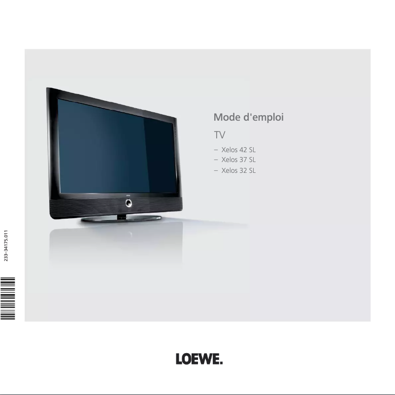 Page n°1 - Manuel utilisateur Loewe Xelos 32 SL