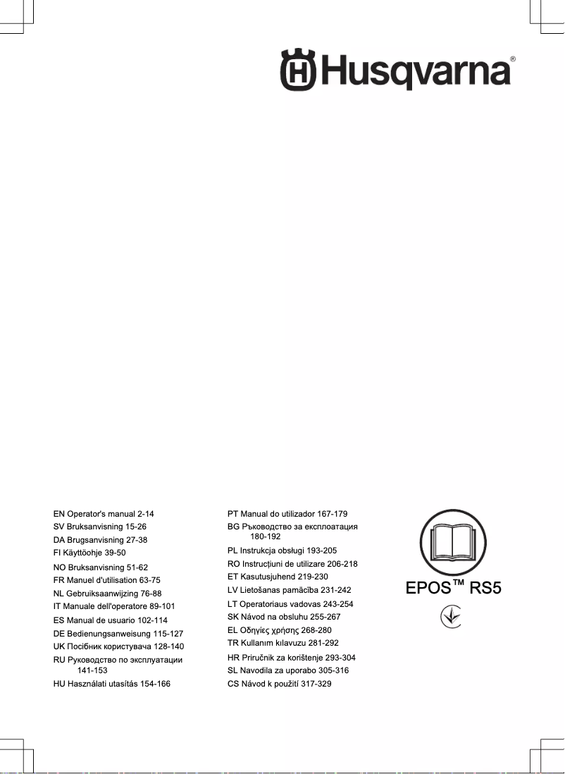 Image de la première page du manuel de l'appareil EPOS Reference Station