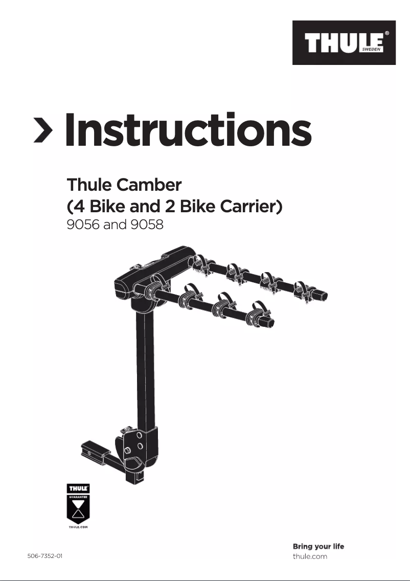 Page 1 de la notice Manuel utilisateur Thule Camber 2