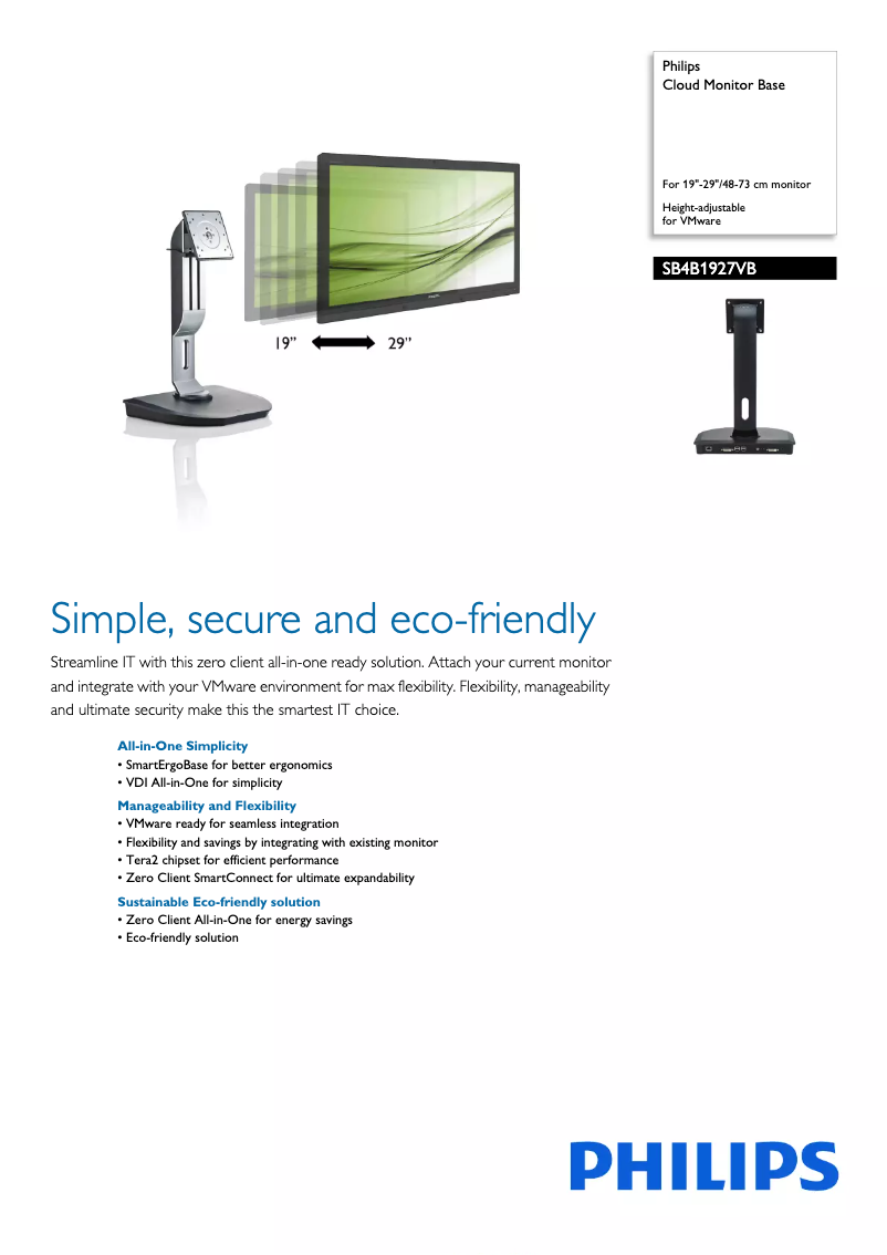 Image de la première page du manuel de l'appareil SB4B1927VB