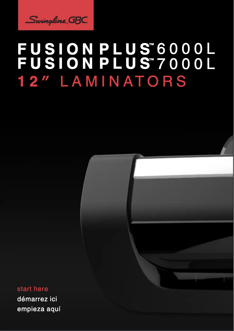 Page 1 de la notice Manuel utilisateur GBC Fusion Plus 6000L