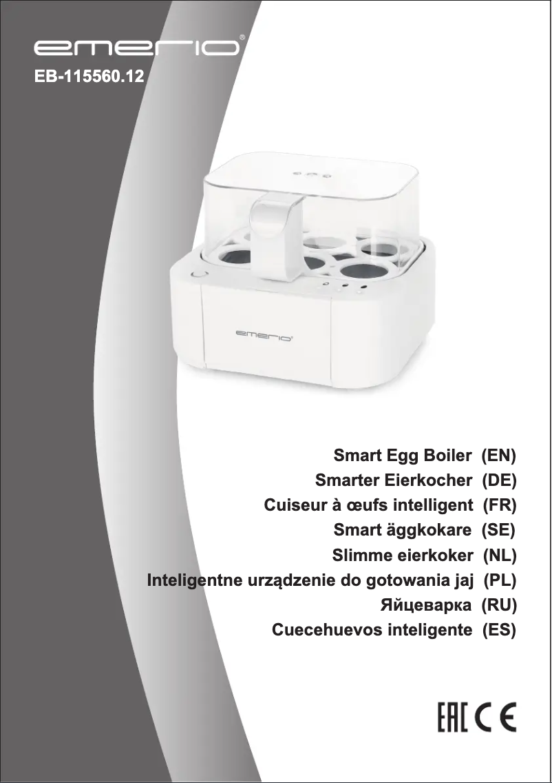 Page 1 de la notice Manuel utilisateur Emerio EB-115560.12