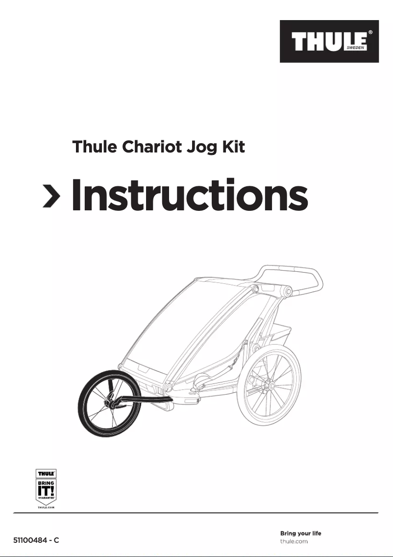 Page 1 de la notice Manuel utilisateur Thule Chariot