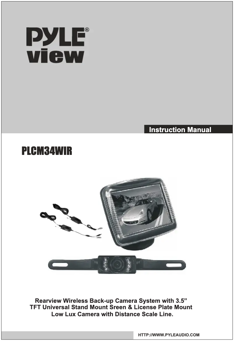 Image de la première page du manuel de l'appareil PLCM34WIR