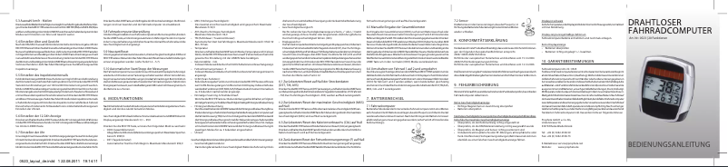 Page 1 de la notice Manuel utilisateur Prophete 0523