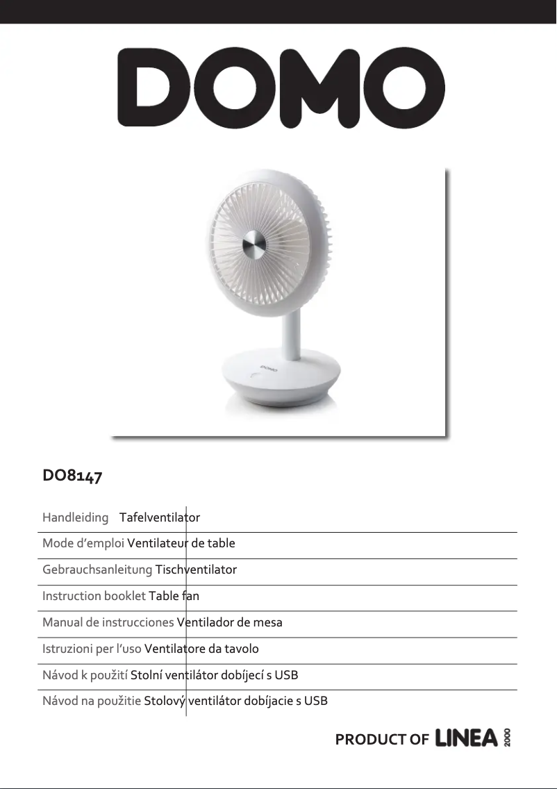 Page 1 de la notice Manuel utilisateur Domo DO8147